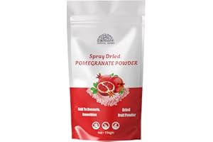 HEBHAC HERBS Pomegranate Juice Powder 114 g | 100% Natural Pomegranate Fruit Powder for Smoothie & Beverage | Free from Preservatives, Artificial Colors, | Vegan, Gluten-Free