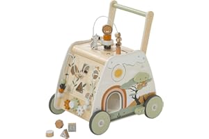 VERTBAUDET Chariot de marche multi-activités TANZANIE en bois vert TU