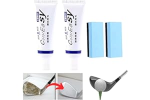 ANSHKA Rimozione istantanea del graffio della mazza da golf, rimuove efficacemente i graffi da mazze da golf, detergente per mazze da golf, detergente per mazze da golf con spugna (2 pezzi)