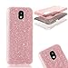 Produktbild Galaxy J7 2017 Hülle, MOMDAD TPU Case Cover für Samsung Galaxy J7 2017 Glitzer Glänzend Bling Handyhülle Schutzhülle Silikon Weich Kristall Glitter Rückseite Telefonkasten Beschützer Rutschfeste Anti-Kratzer Handy Schale Tasche Bumper - Pink
