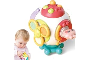 Giaonlgy Cubo de Actividad Ocupado,6 in 1 Montessori Busy Cubes,Cubo de Busy Board,Cubo de Motricidad a Partir,Juguete Educativos Montessori para Niños,1, 2, 3, 4 Años,Regalo de Preescolar