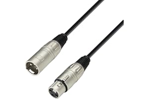 ADAM HALL ah Cables Hall 3 Star Series Mikrofonkabel, XLR weiblich auf XLR männlich, 6m, 6 Meter