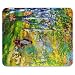 Produktbild Renoir - Young Man In The Forest Of Fontainebleau, Designer Leder Mousepad Unterlage Mauspad Maus-Pad Stark Anti Rutsch Unterseite für Optimalen Halt mit Lebhaftes Motiv Kompatibel mit Apple Magic Maus. Ideal für Gamer und für Grafikdesigner
