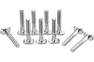 belupai T-Nut-Schiebe-Schrauben, M6 x 40 mm, für 30er-Serie Gehrungsschiene, Holzbearbeitungswerkzeug, 10 Stück