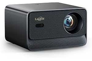 ‎LISOWOD Beamer-4K [800+ Apps Compatible with Netflix, Browser & Live-TV | AI-Auto-Setup & CEC-Steuerung] 1080P 1300 ANSI Lisowod Smart Beamer WiFi 6, Bluetooth 5.2, Dolby Audio, Heimkino & Outdoor Projektor