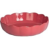 Emile Henry Madeleine Fırın Kabı Yuvarlak 27 cm Pembe