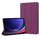 Microsonic Samsung Galaxy Tab S10 FE i&ccedil;in Kılıf Slim Translucent Back Smart Cover Mor [Galaxy Tab S10 FE X520 ile Uyumlu Kılı