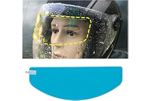 CGEAMDY Láminas Antivaho Para Cascos De Moto, Pegatina Para Visera De Casco De Moto, Casco Moto Lámina Protectora Ultra Claro, Pegatinas Para Casco Motocicleta Antilluvia(Impermeable)