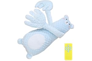 GENERIC Sommeil apaisant et tapotant pour bébé, main de paume apaisante, aide au sommeil portable, design ergonomique, expérience multisensorielle, 63 cm pour allaitement multisensoriel