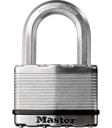 ABUS 508783 85/30HB65 Lucchetto In Ottone Massiccio Con Archetto Temprato (Dimensione 30mm, Staffa Alta)