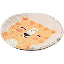 2 Cuscini Rotondi Per Bambini - Motivo Animale, Morbidi E Antiscivolo - Per Camera Dei Piccoli