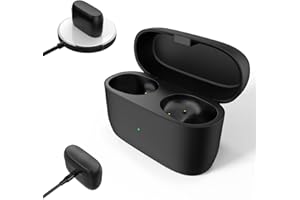 PHELINTA Etui do ładowania Jabra Elite 85t, 700 mAh, bezprzewodowa walizka do ładowania, kompatybilna z Jabra Elite 85t, etui zastępcze, obsługuje bezprzewodowe ładowanie (słuchawki nie wchodzą w zakres dostawy)