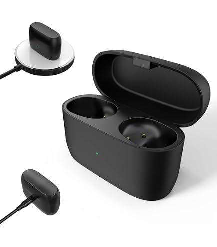 Boîtier De Charge De Rechange Pour Jabra Elite 4 Active – Étui De Chargement Compatible, 590 MAh, Indicateur LED, Livré Avec Câble