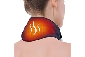 Avvolgere il collo riscaldato, ARRIS collo riscaldamento avvolgere cavo USB grafene terapia lontano infrarosso per alleviare il dolore al collo (Blu)