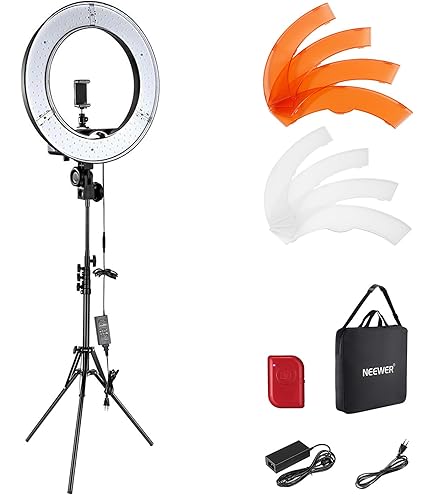 Foco Para Movil Aro Anillo De Luz Led Con Tripode Extensible 26 Cm