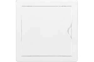 MIRATIC Trappe de Visite Carré ou Rectangulaire Panneau d'Inspection pour Systèmes de Ventilation Rabat de Révision Blanc Différentes Dimensions