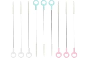 JOYSKY 9 sztuk szczotka do czyszczenia słomy, mała szczotka do czyszczenia węża mlecznego szczotka do czyszczenia rur