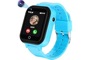 jianyana 4G Kinder Smartwatch mit GPS und Telefon, Kinder Smartwatch mit SOS-Anruf, Wecker, Musik-Player, Kamera, Spiele, Kids Smart Watch für 3-14 Jahre Jungen Mädchen Geburtstagsgeschenke (Blau)