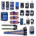 2017 new 20 in 1 Sensor Modules Learning Kit with box for Arduino UNO R3 Mega2560 Mega328 Nano KY63
