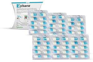 Zylkene Vetoquinol Gélules 75 mg | Pack de 60 | 6 x 10 Gélules | Complément alimentaire pour chien | Peut aider à soutenir les chiens dans des situations inhabituelles