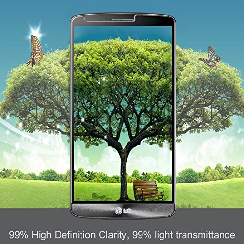  2 Pack  LG G3 Protector de Pantalla  iVoler  0 3mm Dureza 9H  Protector de Pantalla de Vidrio Templado Cristal Protector para LG G3 -Dureza de Grado 9H  Espesor 0 30 mm  2 5D Round Edge- Ultra-trasparente   Anti-golpe   Ajuste Perfecto   No hay Burbujas - Garant  a Incondicional de 18 Meses