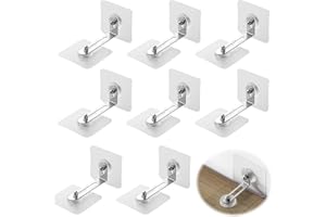 VTYTZZ 8 Juegos Correas De Muebles Seguridad Antivuelco,Anclajes De Pared Sin Taladro Autoadhesivo Para Bebé Protección,Anclaje Mueble Pared,Soporte De Pared Anti-Punta,Para Estanterías,Armarios,Aparadores