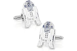 CHARLES WILLIAM FASHION R2D2 Sci Fi Style Movie Film Cufflinks Present Gift Jedi Droids Cufflinks