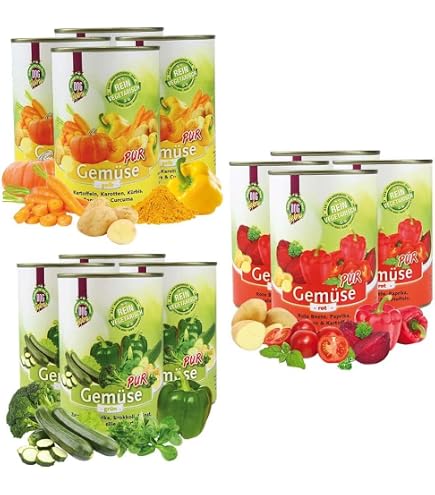 Terra Canis Gartentopf Gemüse-Obst-Mix – 12 X 400 G, Ergänzungsfutter Für Barf-Hunde