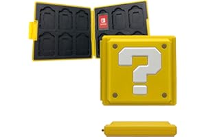 BAYINBROOK Switch Spielkarten Etui, 12 Steckplätze Aufbewahrungsbox für Spiele & TF Karten, Tragbarer Reisehalter, wasserdichte Hülle für Zubehör (B01)