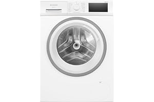 Siemens WM14N12A Waschmaschine iQ300, Frontlader mit 9kg Fassungsvermögen, 1400 UpM, speedPack L, smartFinish, Outdoor-Programm, LED-Display, Weiß, 60cm
