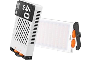 Zhiyun FIVERAY M40 Latarka wideo LED 40 W dwukolorowa 2700k - 6200k z obrotowym uchwytem regulowanym 360° cri 96 + tlci 97