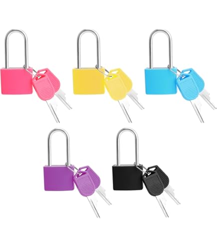 16 Mini Lucchetti Colorati Con Chiavi - Per Valigie, Zaini E Armadietti - Foto 8