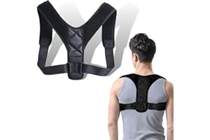 Hogdseirrs Busto Correttore Posturale per Schiena Dritta, Fascia Raddrizza Spalle, Uomo e Donna