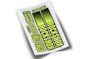 PEGATINEA Rockshox Recon 2021 Colours WP442 Fluorescent Yellow