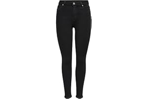 ONLY Jeansy Damskie Skinny High Waist Stretch 5 Kieszeniowa Spodnie Basic Szara ONLMILA