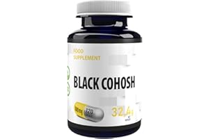 HEPATICA Traubensilberkerze (Black Cohosh) Wurzel-Extrakt 100mg 120 Vegane Kapseln, Laborgeprüft, Standardized To Contain At Least 5% Triterpene Glycosides, (Cimicifuga Racemosa)