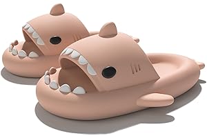 Sisttke Hai Hausschuhe Kinder Badelatschen Shark Sildes Slippers Mädchen Jungen Cute Sandalen Sommer Badeschlappen rutschfeste Pantoletten Dusch Badeschuhe Strand
