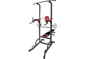 HAKENO Hantelbank mit Curlpult, und Beincurler Multifunktion Hantelbank verstellbar klappbar Bankdrücken Weight Bench Schrägbank