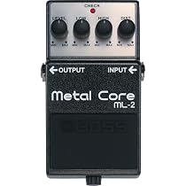ギター BOSS l Core ML-2 BOSS Ml-2 Metal Core Distortion Pedal, Ultra-Heavy Distortion with