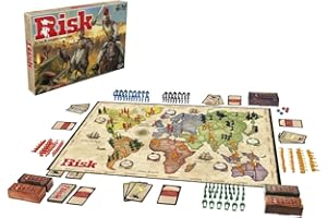 Hasbro Gaming Risk, Classic Strategy Board Game for 2-5 Players, Family Games for 10+ Year Old Kids