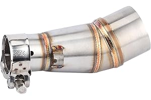 DUOKON 1 * tubo centrale di scarico-raccordo scarico moto 38 51-Tubo del Silenziatore di Scarico, Connettore Dell'adattatore del Tubo di Collegamento Centrale dello Scarico del Motociclo per Z250 250 13-16