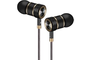 GAMURRY Auriculares, Jack 3.5 mm, con Reducción de Ruido de Radio, con Cable y Microfono, Headphones Wired, wired earbuds, Earphones, In ear, con Microfono Pc, Sonido Bajos Potentes, para Empresas Ordenador