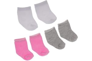 Tiuimk Lot de 3 paires de chaussettes pour poupée American Girl AG Journey 45,7 cm