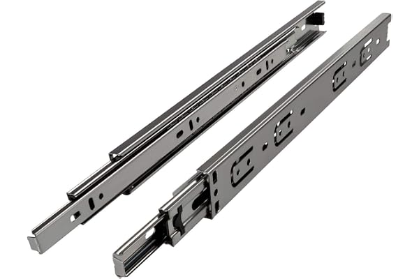 JUNKER 2 par fullutdrag Lådskenor KV1-25-H35-L450-NF 450 mm max. belastning på lådskenorna 25 kg