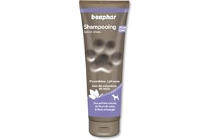 BEAPHAR – Shampoing Premium pour chiot – Aux polyphénols de raisin, aux extraits naturels de fleurs de coton & fleurs d’oranger – Nettoie et laisse un pelage parfumé – pH neutre & sans parabens– 250ml