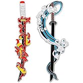 2PCS Enamel Pins, Anime Accessories, Badges with Pin fo...