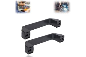 Draghandtag 2-pack griffe 8,5 mm Nylon Plast Handtag för Industriell Utrustning och Verktygsmaskiner, 150 mm black plastic handle Boutons