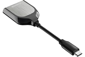 ‎SANDISK SanDisk Extreme PRO SD Kartenlesegerät USB-C (Ultraschnelles SD UHS-II Speicherkarten-Lesegerät, abwärtskompatibel mit UHS-I, kompaktes Plug-and-Play-Design für Fotos und Videos)