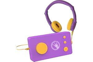Lunii - Pack de Voyage Ma Fabrique à Histoires Violette + Casque Audio Violet + 2h30 d'histoires incluses à télécharger, Dès 3 à 8 Ans - Fabriquée en France