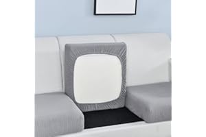 AYouge Funda de cojín de Asiento de sofá - Funda de cojín de Asiento elástico - Funda de sofá a Cuadros de Tela elástica de Tela Antideslizante